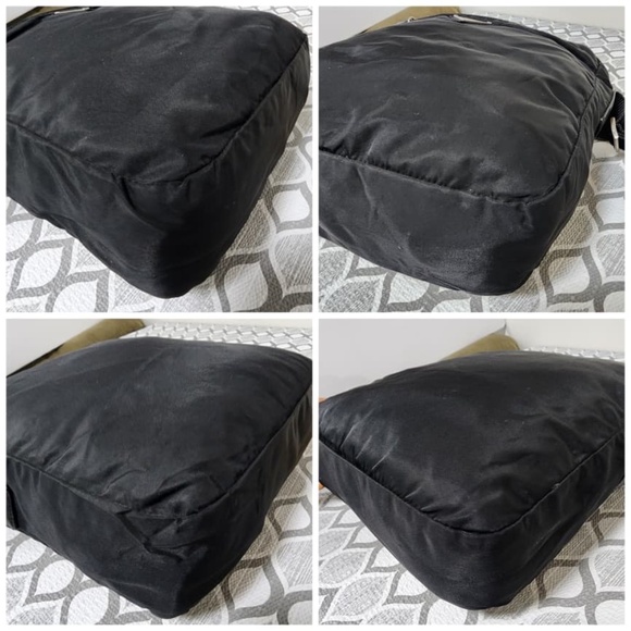 Authentic Prada Tessuto Messenger/Crossbody Bag Black - Picture 10 of 13